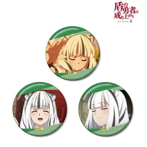 『盾の勇者の成り上がり Season 4』アトラ 場面写グリッター缶バッジ3個セット